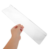 3-Pack Clear Acrylic Floating Wall Shelves, Wall-Mounted Display Racks for Kitchen, Bathroom, Living V1370-AZ4-14283