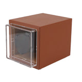 Automatic Single Watch Winder 5 Rotation Modes with Light 2 Power Supply Modes 10W Watch Box for V1294-YM0901-3117230331711