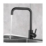 Kitchen Faucet 7-Shaped Kitchen Faucet in 304 Steel Kitchen Faucet 360 Swivel with Removable Aerator V1189-LC-LY-00041
