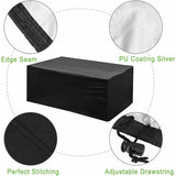 Garden Furniture Cover 210T Polyester Waterproof Anti-Uv Tarpaulin, Protective Cover For Tables, V1188-MS-227-2529