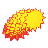 Star Shaped Sale Stickers Yellow Paper 200 Pieces for Retail Store and V1369-AZ3-W-19458