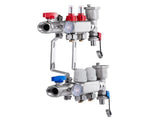 2-Branch Heat Manifold, 1/2" PEX Tubing Manifold, Stainless Steel PEX Manifold for Hydronic V952-DRFSQBXG2HLG7E0T8V0