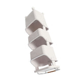 Rolling Laundry Hamper PP ABS Laundry Shelf Clothes Storage Basket Organizer with 4 Wheels for Home V1294-YM0901-3117240250812