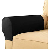 Sofa Armrest Cover, Stretch Armchair Slipcover, PU Leather Anti-Slip Furniture Protector for Sofa V1370-AZ4-11205