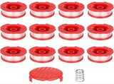CURYMAY Cmzst0653 14Pcs String Trimmer Spool Line with Cap Head, Compatible with V1370-AZ4-15754