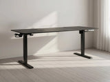 160cm Electric Standing Desk Height Adjustable Sit Stand Office Table in Black V63-954081