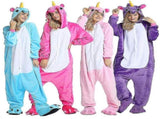 XL Unicorn Kigurumi Jumpsuit Pink Rose Pegasus Clothing Pajamas V1188-SU-FU1121-0483-32