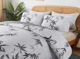 Finely Quilted Bedspread and Pillowcases Set A Blend of Art and Comfort - Queen size V745-MAC080392Q13U