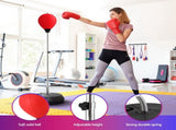 Everfit Adult Punching Bag Stand 150cm Adjustable Freestanding with Gloves and Pump BOXING-A-150-RD