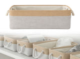 LGCASL Fabric Storage Box, Fabric Storage Box, Storage Basket with Handles and for Clothes Shelves V1189-LWWAL-20260325-02675