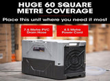 Baumr-AG 50L/day Commercial Air Dehumidifier for Mould, Portable, Stackable, LCD Display, Wheels V219-SPCAIRBMH50A