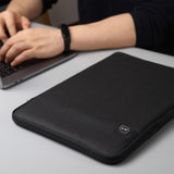 13 inch Laptop Sleeve Padded Travel Carry Case Bag M size LUKE BLACK V274-OF-DST-LAPBG109M-BK