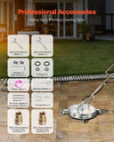 VEVOR 18" Pressure Washer Surface Cleaner 4 Wheels Dual Handle 4000 Max PSI V952-GYQXJBMQJQYPY17O7V0