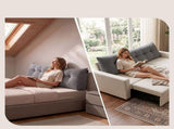 Giselle Headboard Pillow for Sitting in Bed, Upgraded Shredded Foam Reading Wedge Cushion for Lumbar HBP-WAVBTN-COR-GY-Q