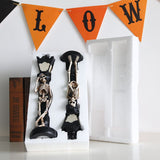 Halloween Lamp Resin Decorative Glowing Halloween Ornaments Lamp for Festival Party 1 Pair V1294-YM3115220102011-0421