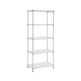 Artiss 5-Tier Kitchen Rack Shelf Shelving Unit 60x35x150CM Adjustable Metal Storage Shelves Silver KR-MEL-5S-60-SS