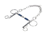 Horse Mouth Bit 125mm Stainless Steel Horse Snaffle Bit for Training Equestrian Equipment Racing V1294-YM0706-3111230209111