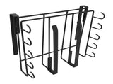 Under Cabinet Hanging Shelf Stainless Steel Under Shelf Storage Rack with Multiple Hooks for Cutting V1294-YM0901-3118240222512