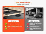 Deck Blocks 8 PCS, 2200 lbs / 997.90 kg Load Capacity Deck Support Plastic Pedestal Paver, Raising V952-SKCZCJZSKC606IPRZ001V0