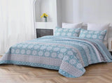 Peaceful Quilted coverlet and pillowcovers set Relax and Unwind - Queen size V745-MAC080468Q13U