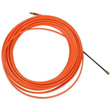 2 Pcs 4mm 15 Meter Orange Guide Device Nylon Electric Cable Push Pullers Duct Snake Rodder Fish Tape V1366-AZ2-W-15708