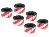 6PCS Bird Deterrent Reflective Scare Tape Bird Repellent Ribbon for Garden Supplies DualSided Silver V1294-YM0901-3111210189111