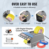 Automatic Tape Dispenser, Self-Adhesive Electric Tape Cutter, 25 W Packaging Machine, Tape Cutter, V952-TYJDDDK60MMZYWC8CV3