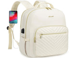 Stylish Laptop Backpack for Women Large Capacity 27L Computer Bag with 15.6 Inch Compartment, USB V1107-CS-XSBJBBBB