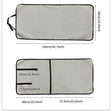 4 Pcs Light Grey Waterproof Pet Car Seat Cover - Scratch-Resistant Oxford Cloth for Dogs and Cats V888-ELOSUNG23379