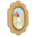 Smiling Sheep Framed Wall Art 39cm V637-91249SHP