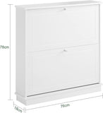 2 Drawer Shoe Cabinet Storage Unit V178-71884