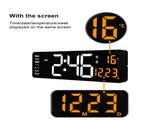 Large Screen Function Display Clock Living Room Wall Hanging Clock LED Display Remote Control Clock V1294-YM0716-220708CY12-3