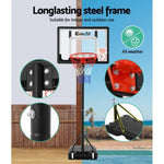 Everfit 2.1M Basketball Hoop Stand System Adjustable Portable Pro Kids Clear BAS-HOOP-210