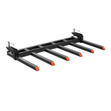 Clamp on Debris Forks to 1500 mm Bucket, 2000 kg Capacity Heavy Duty Clamp on Pallet Forks Bucket, V952-NYCDCC600000OIKRTV0