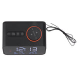 Alarm Clock Radio LED Digital Alarm Clock with FM Radio Music Temperature Humidity Display for Home V1294-YM0703-3115230036911