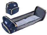 Backpack Multifunctional Foldable Large Capacity Baby Diaper Storage Bag for TravelDark Blue V1294-YM0523-3117210159813