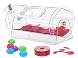 Acrylic Raffle Drum, Holds 5000 Tickets or 200 Raffle Balls, Professional Raffle Ticket Spinning V952-CJGSL16YC000SJDVGV0