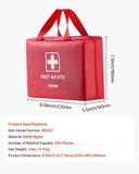 VEVOR First Aid Kit 420 Pieces Large Survival Bag Emergency Medical Supplies V952-JJBNL420JZYJPX7AQ001V0