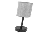LED Table Lamp Fabric Lampshade USB A and USB C Port Zipper Switch Bedside Lamp for Living Room V1294-YM0901-3119240032611
