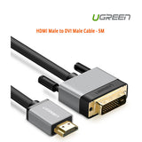 UGREEN HDMI Male to DVI Male Cable 5M V28-ACBUGN20889