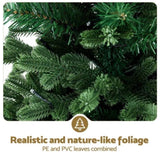 Jingle Jollys Christmas Tree 1.2M LED Potted Xmas Tree Party Decor 8 Light Modes XM-TR-4FT-GR-LED-POT