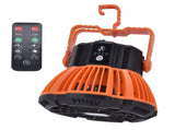 Camping Fan with Light Silent USB Charging 180&deg Rotation Portable Hook Design 5 LED Fan for Tent V1294-YM0523-3113220048711