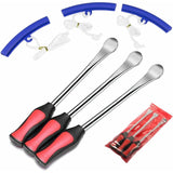 Spoons Tire Lever Tool 3 Spoons Pneumatic Tool Lever With 3 Rim Protectors For Car Motorcycle V1188-MS-227-2772