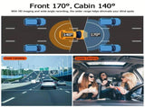 Dash Camera Car Camera Dual Lens Dash Cam 1080p Front Camera 720p Interior - Black - Size 01 V1102-798-34646-BLK-01