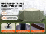 Pop Up Gazebo Tent, Pop-Up Screen Tent 6 Sided Canopy Sun Shelter with 6 Removable Privacy Wind V952-ZPSLTJLS12X1117M6V0