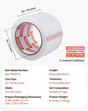 VEVOR Clear Packing Tape 24 Rolls 65 Yards Heavy Duty Clear Packing Tape 2.7 Mil V952-3YCXFXJDTM24YMKX1V0
