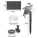 Solar Bird Bath Fountain Pump with Tubing Outdoor Water Pump V1263-JX-5570