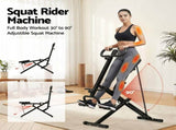 Everfit Foldable Squat Machine Deep Squat Rowing Machine 5 Adjustable Seat Home Gym ROWING-D-SQUAT