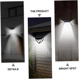 2-Pack Solar LED Motion Sensor Wall Light Dusk-to-Dawn Outdoor Lighting for Aussie Gardens, Fences V1107-SOLAR LED MOTION SENSOR WALL LIGHT