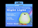 Squishy Polar Bear Night Light V915-BR0121